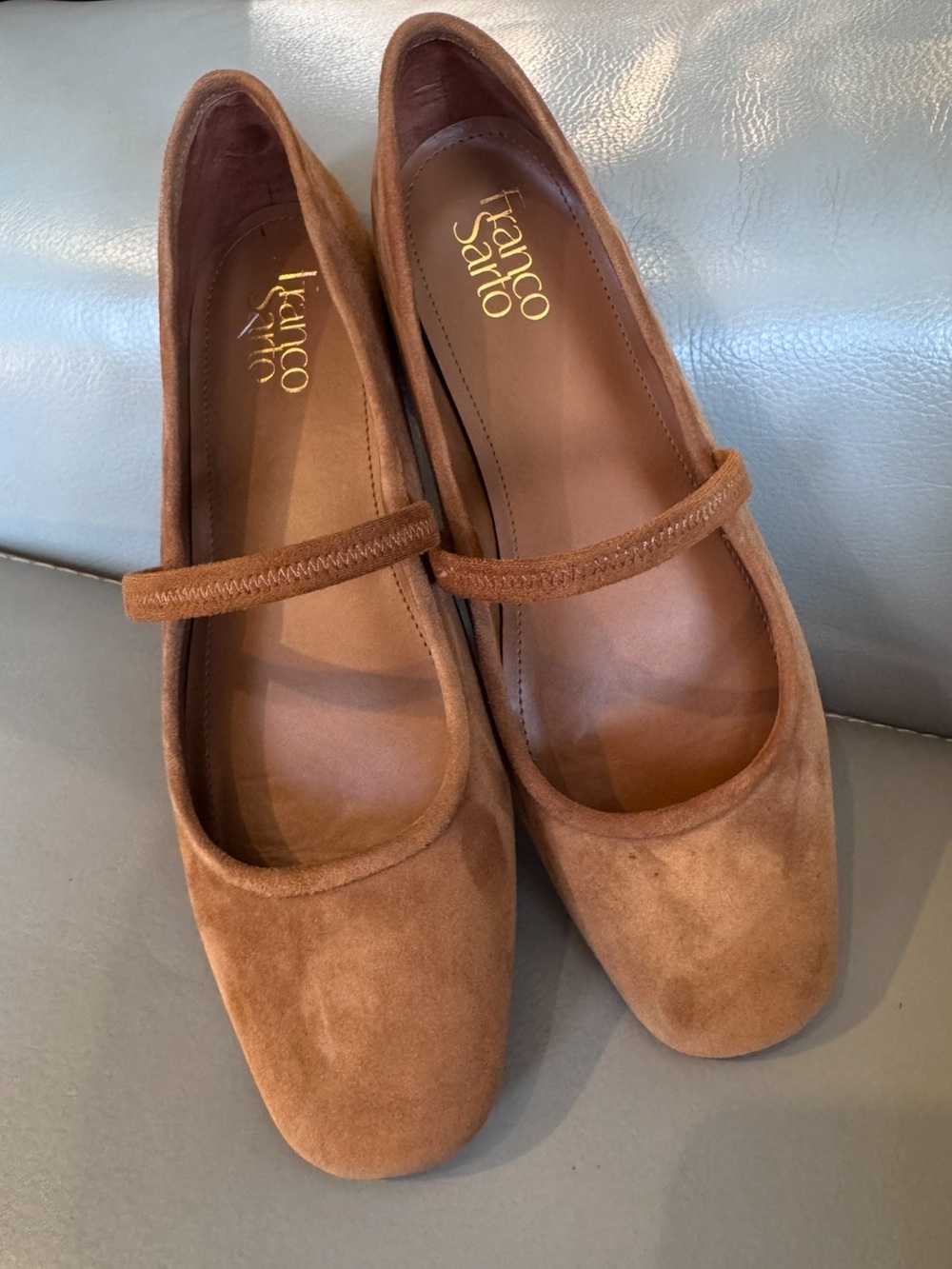 Franco Sarto Suede Mary Jane Flats 🆕